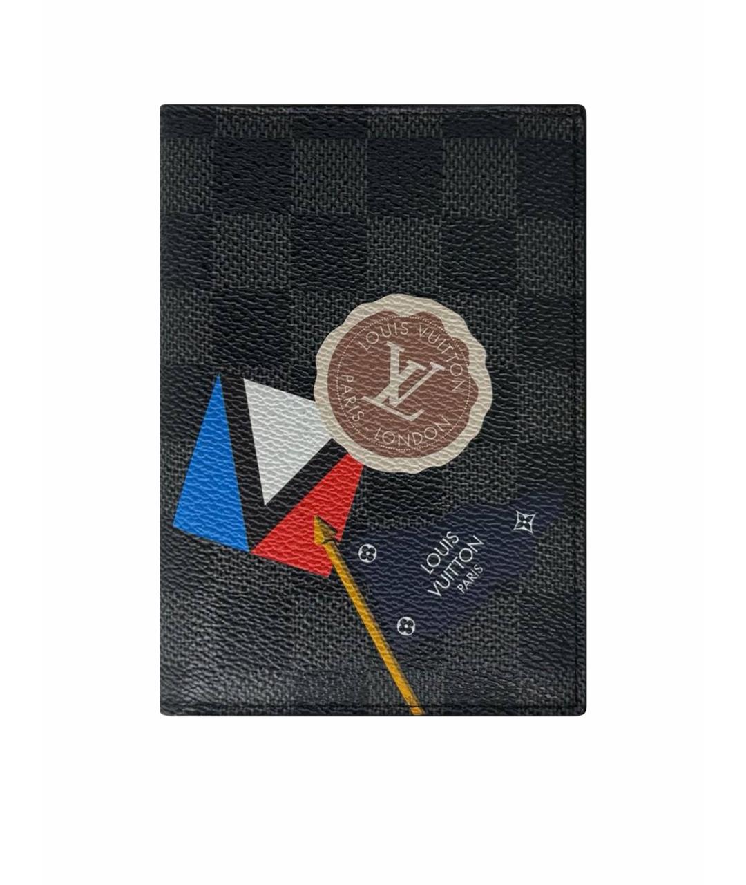 LOUIS VUITTON Черный кардхолдер, фото 1