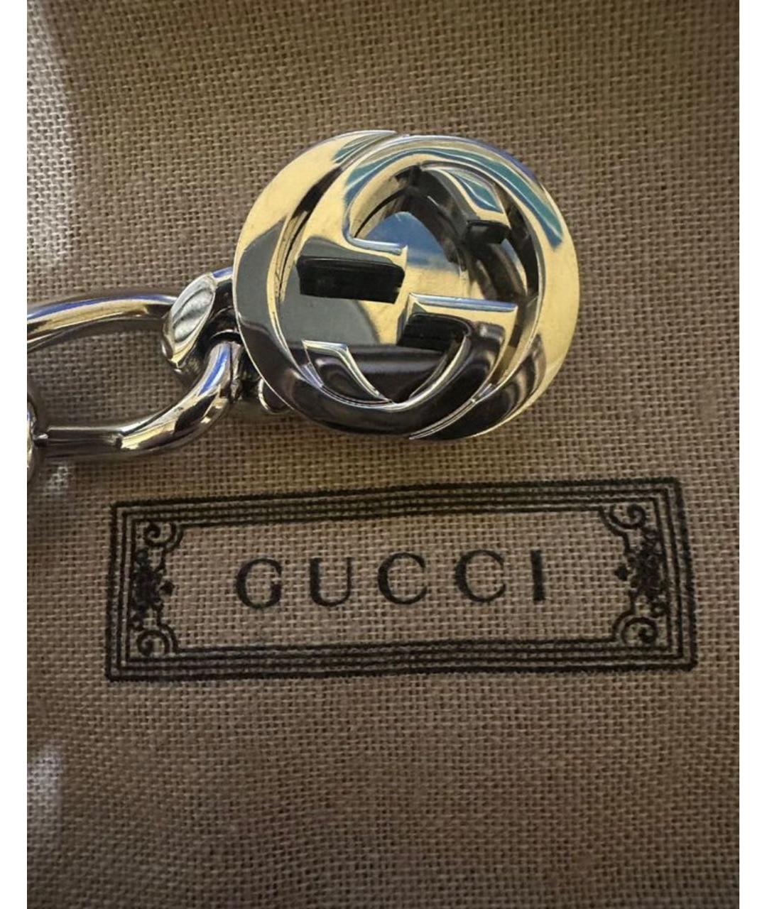 GUCCI Серебряный металлический чокер, фото 3