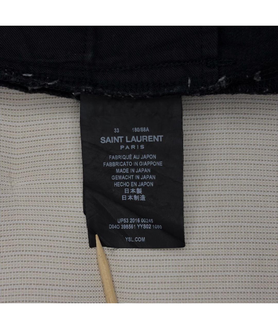 SAINT LAURENT Хлопковые джинсы, фото 7