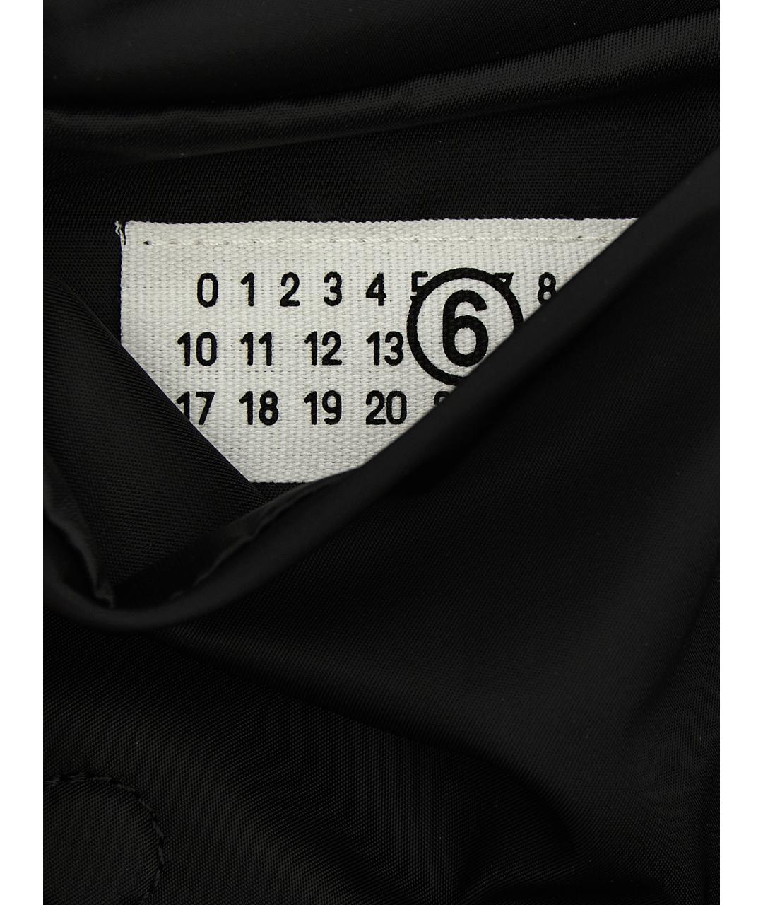 MM6 MAISON MARGIELA Черная синтетическая сумка на плечо, фото 4