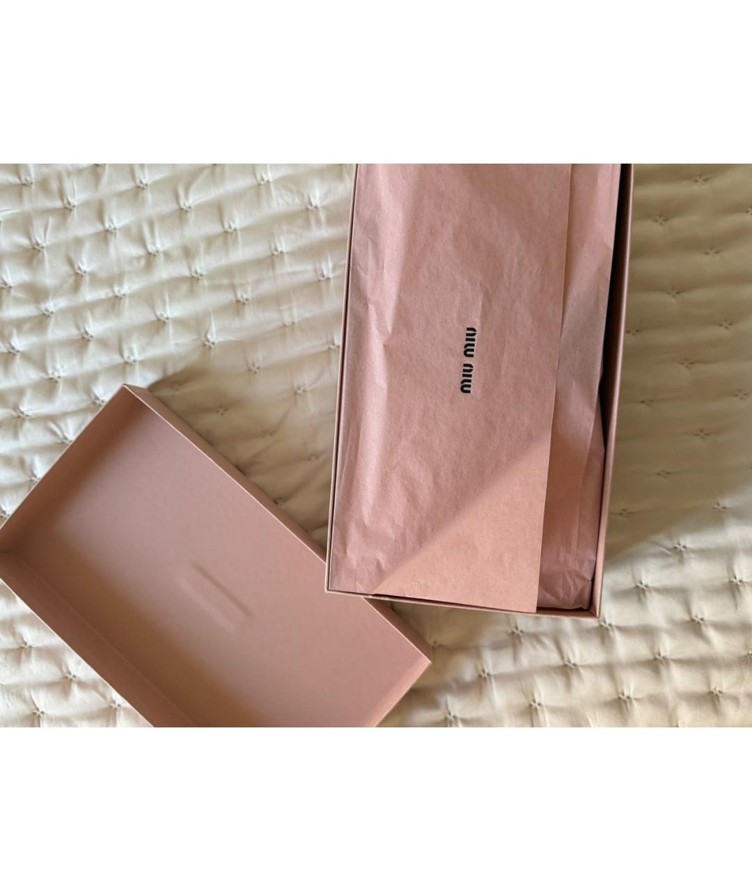MIU MIU Черные кожаные мюли, фото 8