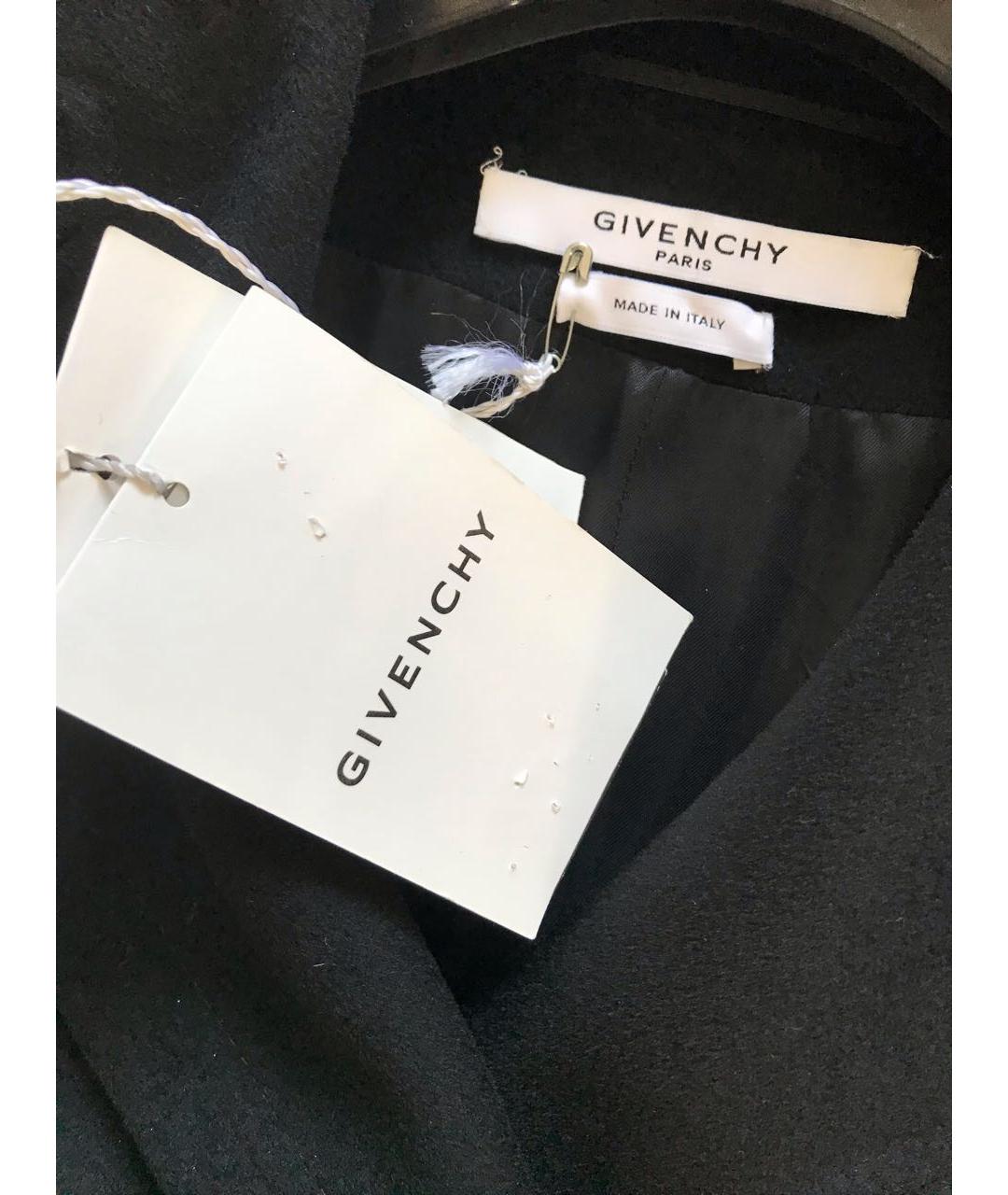 GIVENCHY Черное шерстяное пальто, фото 4