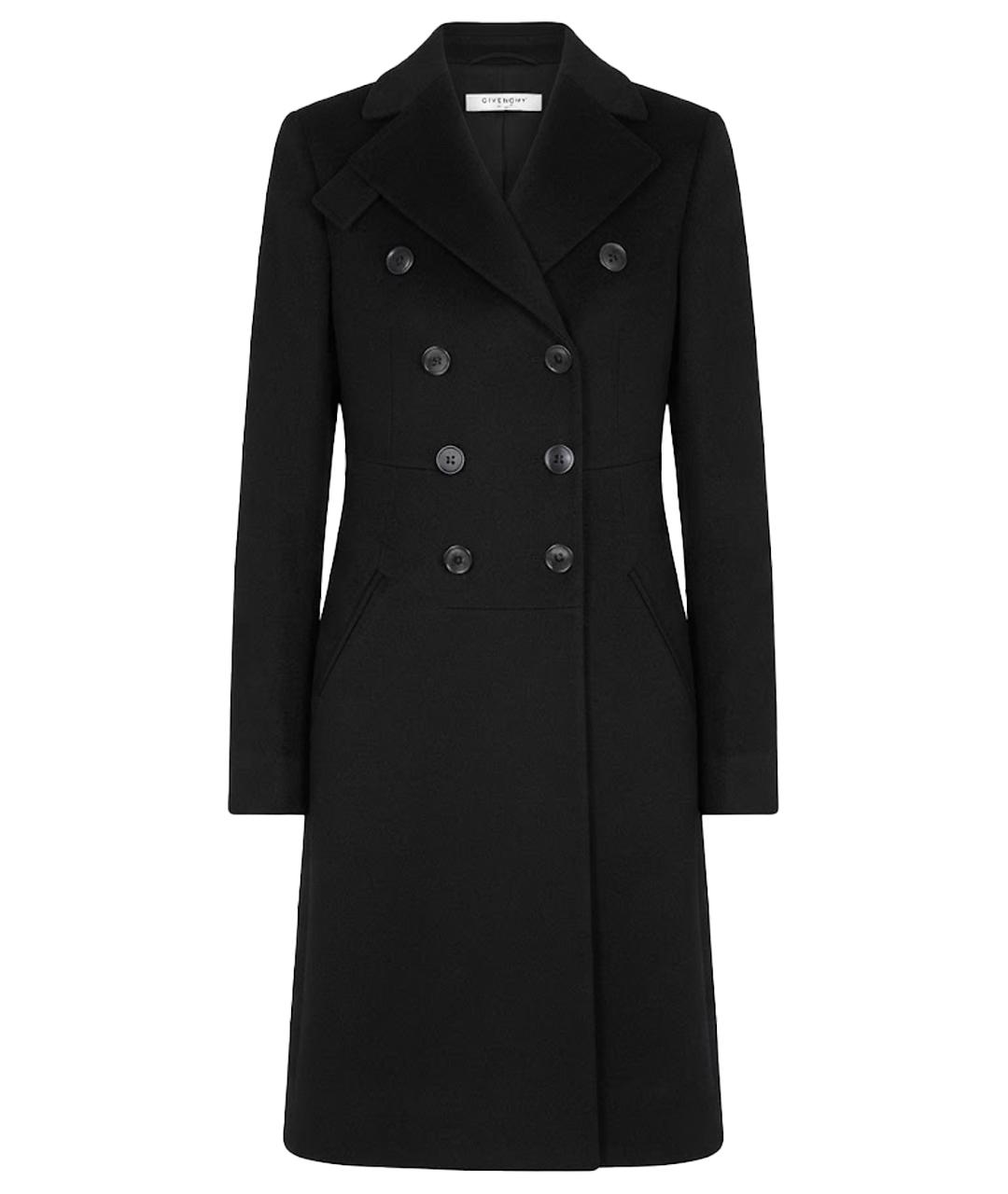 GIVENCHY Черное шерстяное пальто, фото 1