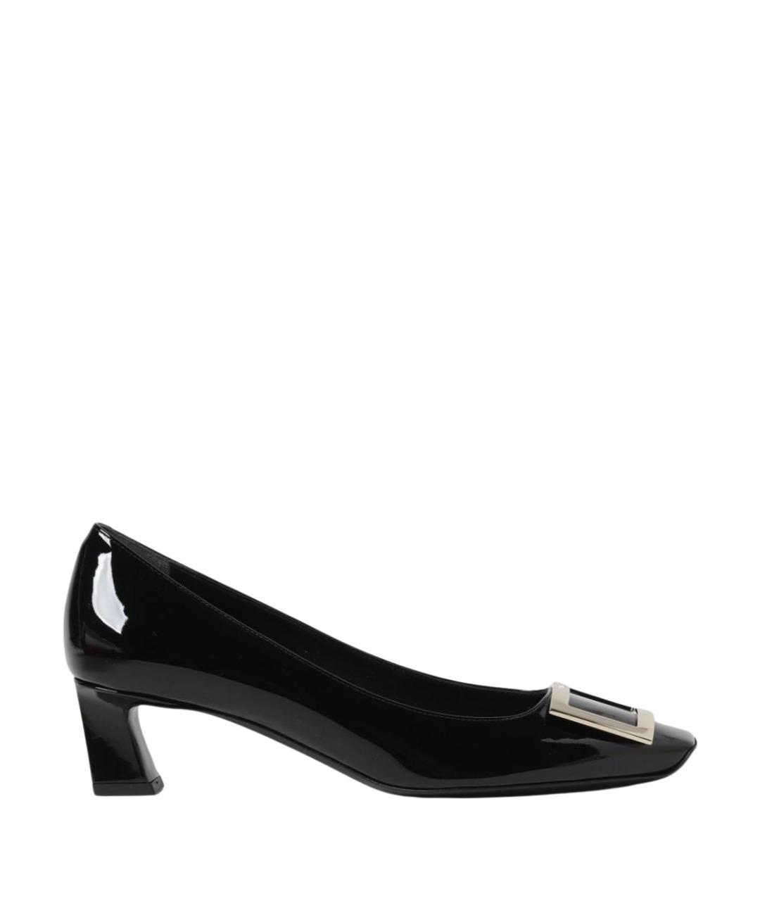 ROGER VIVIER Черные туфли из лакированной кожи, фото 1