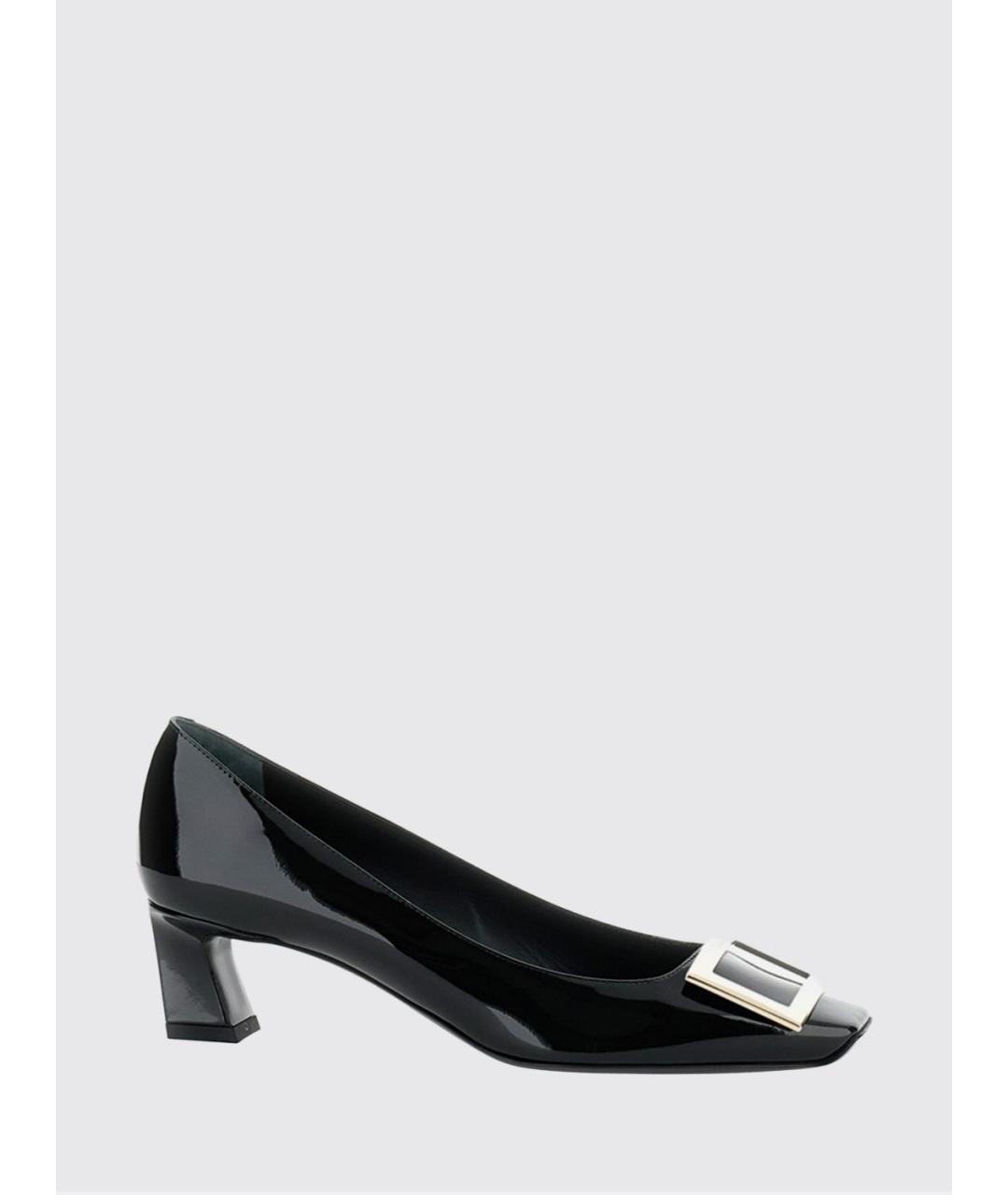 ROGER VIVIER Черные туфли из лакированной кожи, фото 2