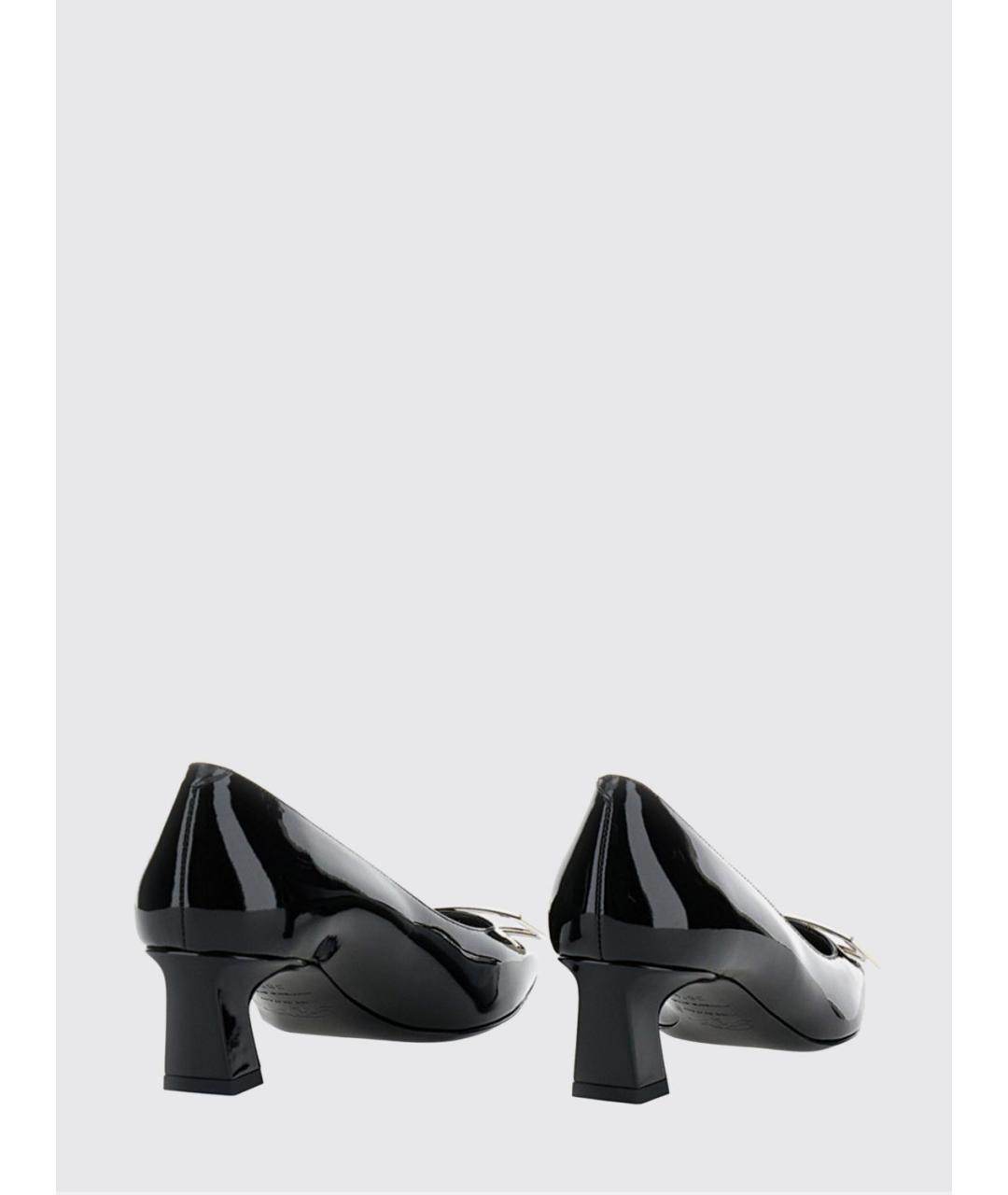 ROGER VIVIER Черные туфли из лакированной кожи, фото 4
