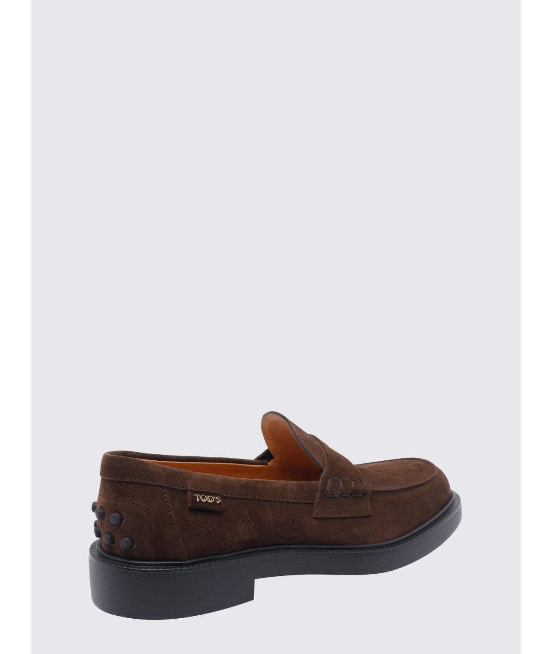 TOD'S Коричневые лоферы, фото 3