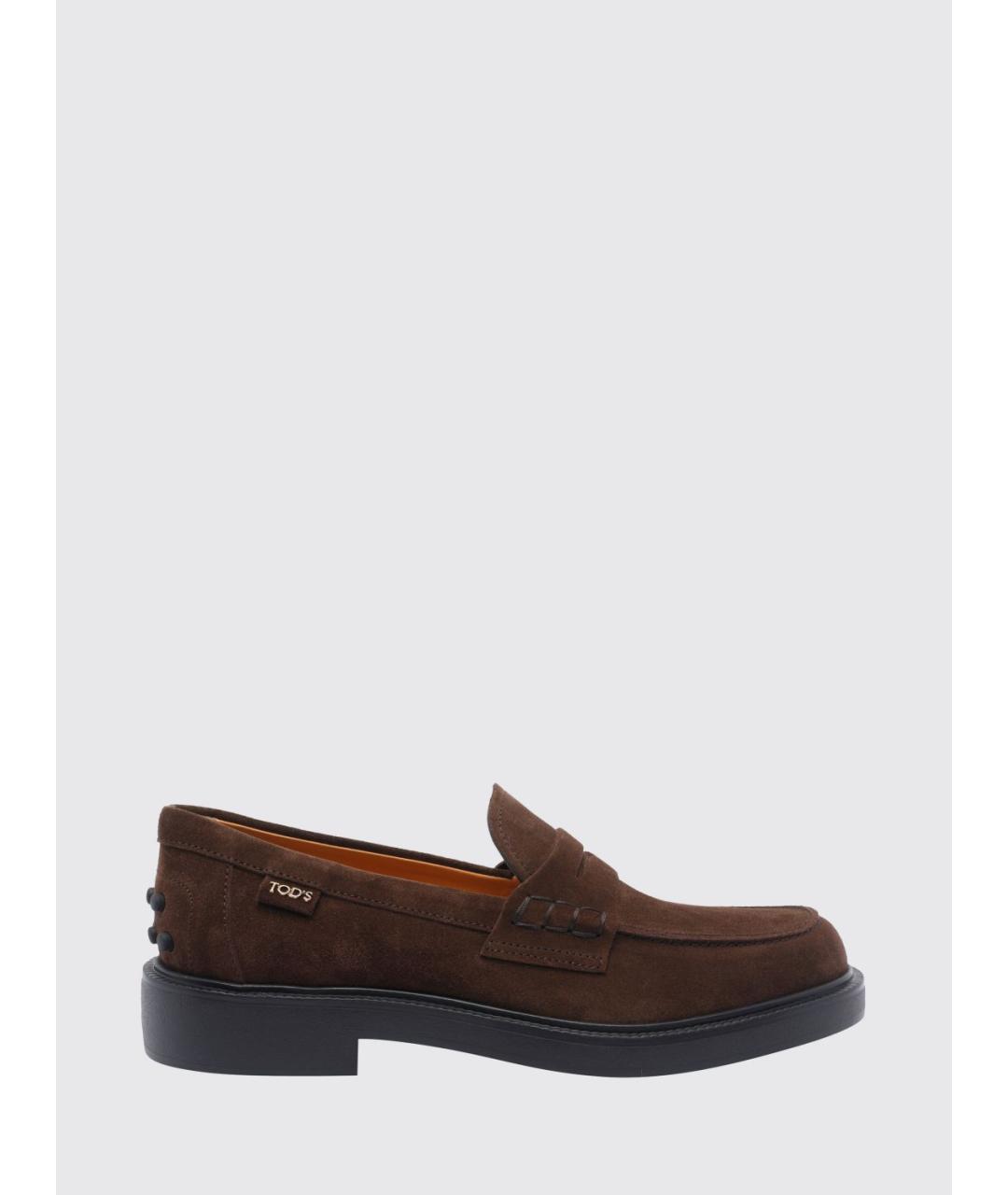 TOD'S Коричневые лоферы, фото 5