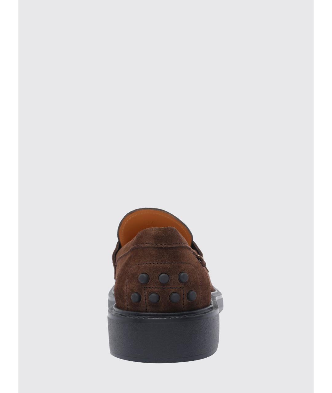 TOD'S Коричневые лоферы, фото 4