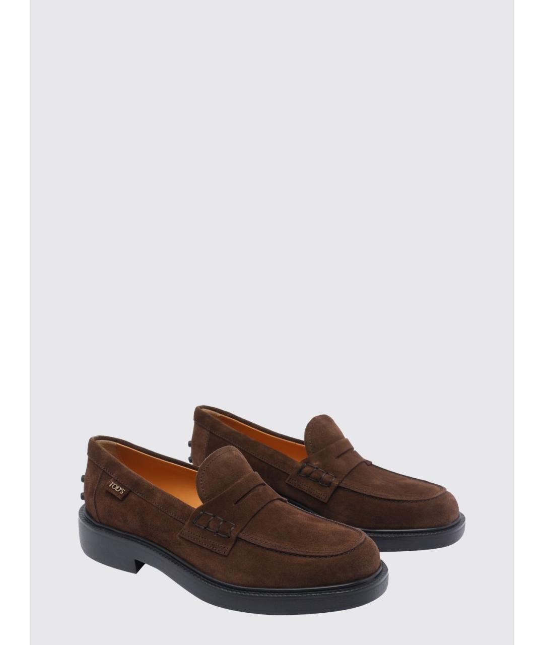 TOD'S Коричневые лоферы, фото 2
