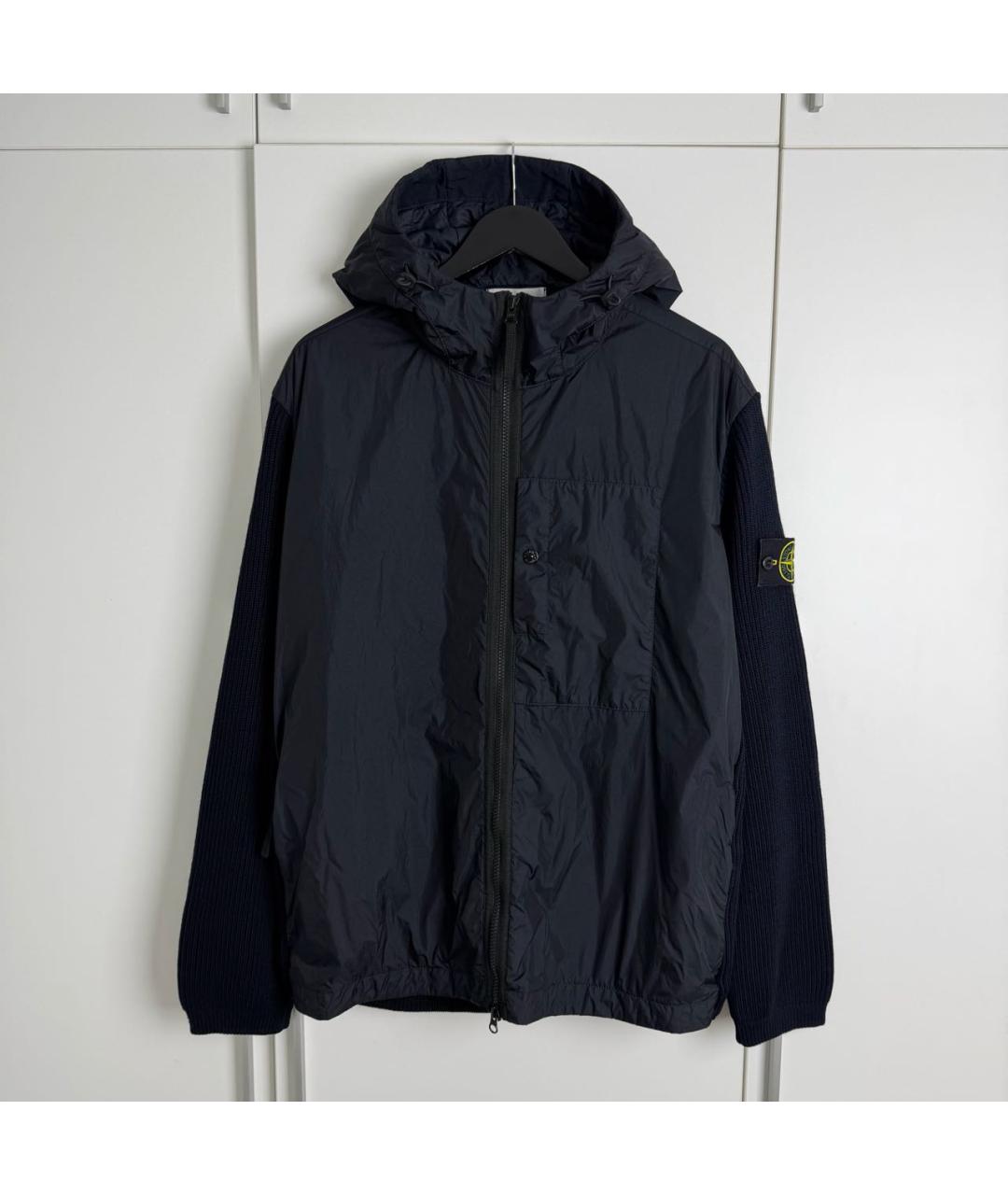 STONE ISLAND Темно-синяя куртка, фото 6
