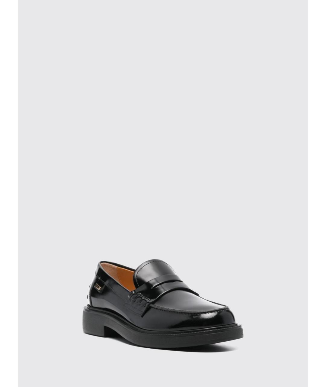 TOD'S Черные текстильные лоферы, фото 2