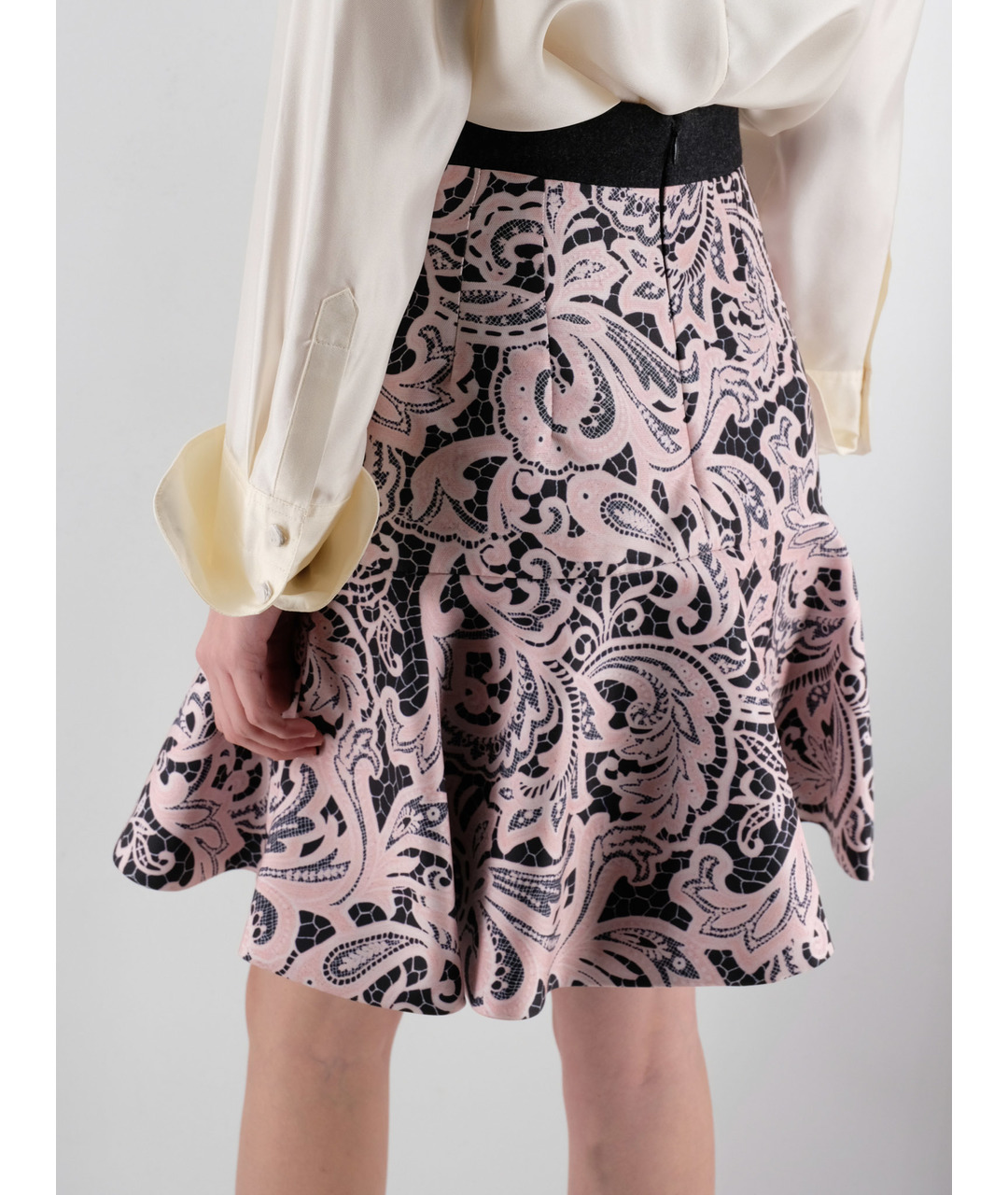 MARY KATRANTZOU Розовая полиэстеровая юбка миди, фото 3