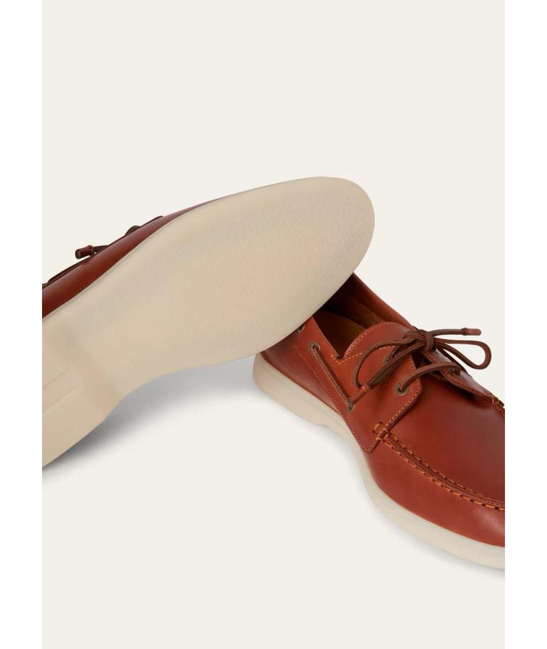 LORO PIANA Кожаные лоферы, фото 4