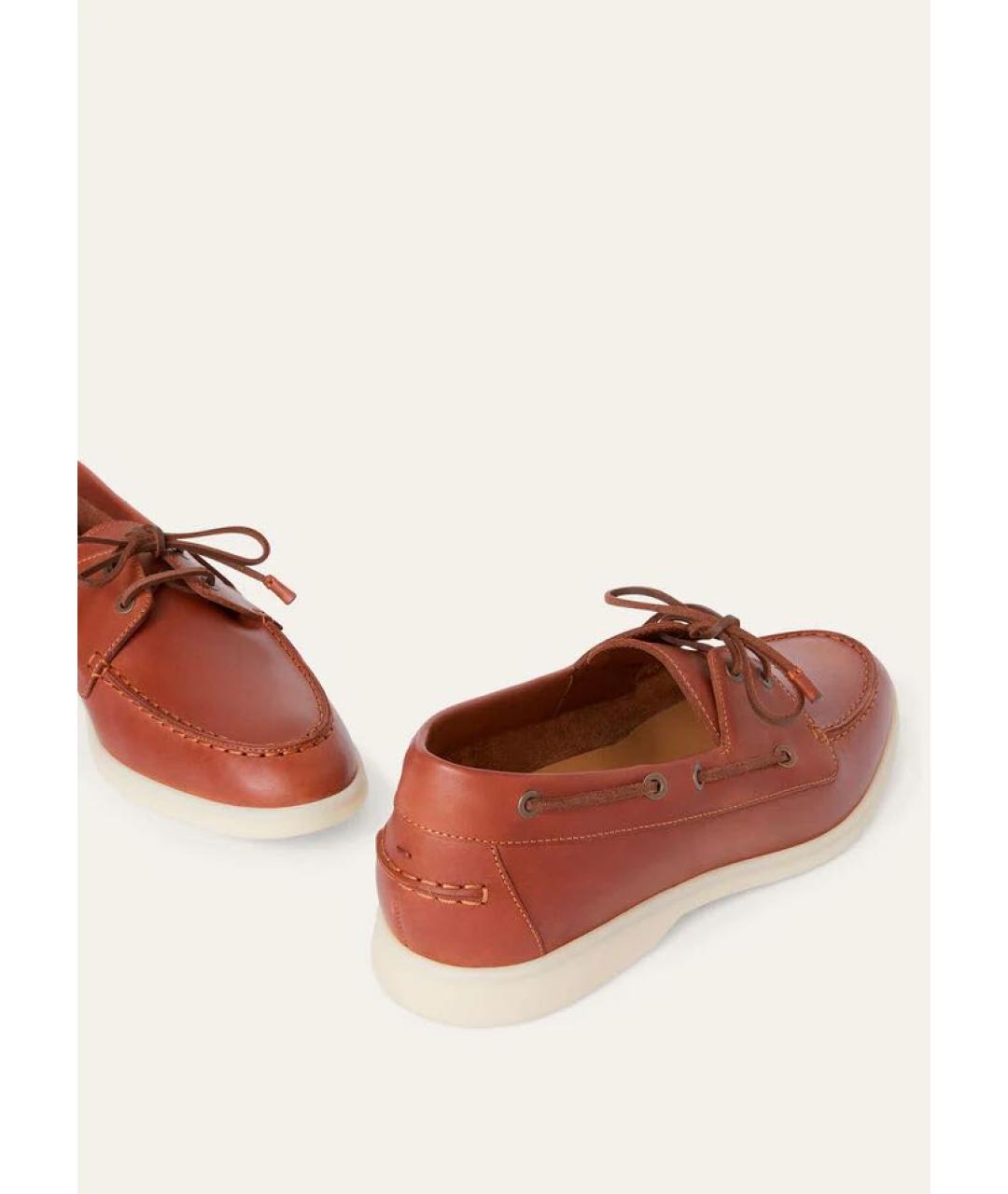 LORO PIANA Кожаные лоферы, фото 6