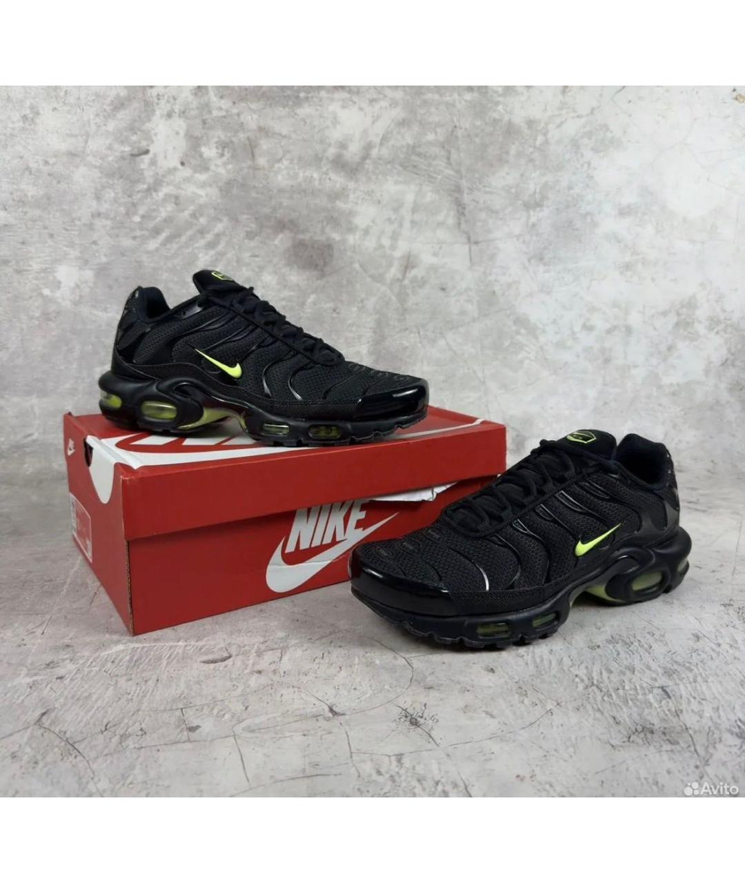 NIKE Черные низкие кроссовки / кеды, фото 2