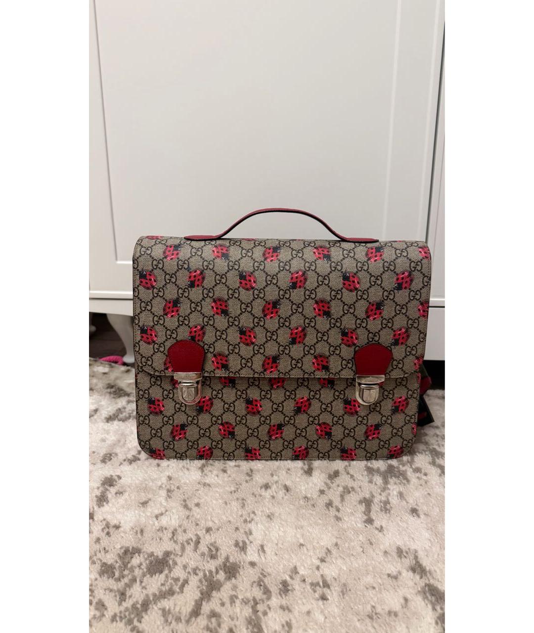 GUCCI KIDS Бежевый рюкзак, фото 5