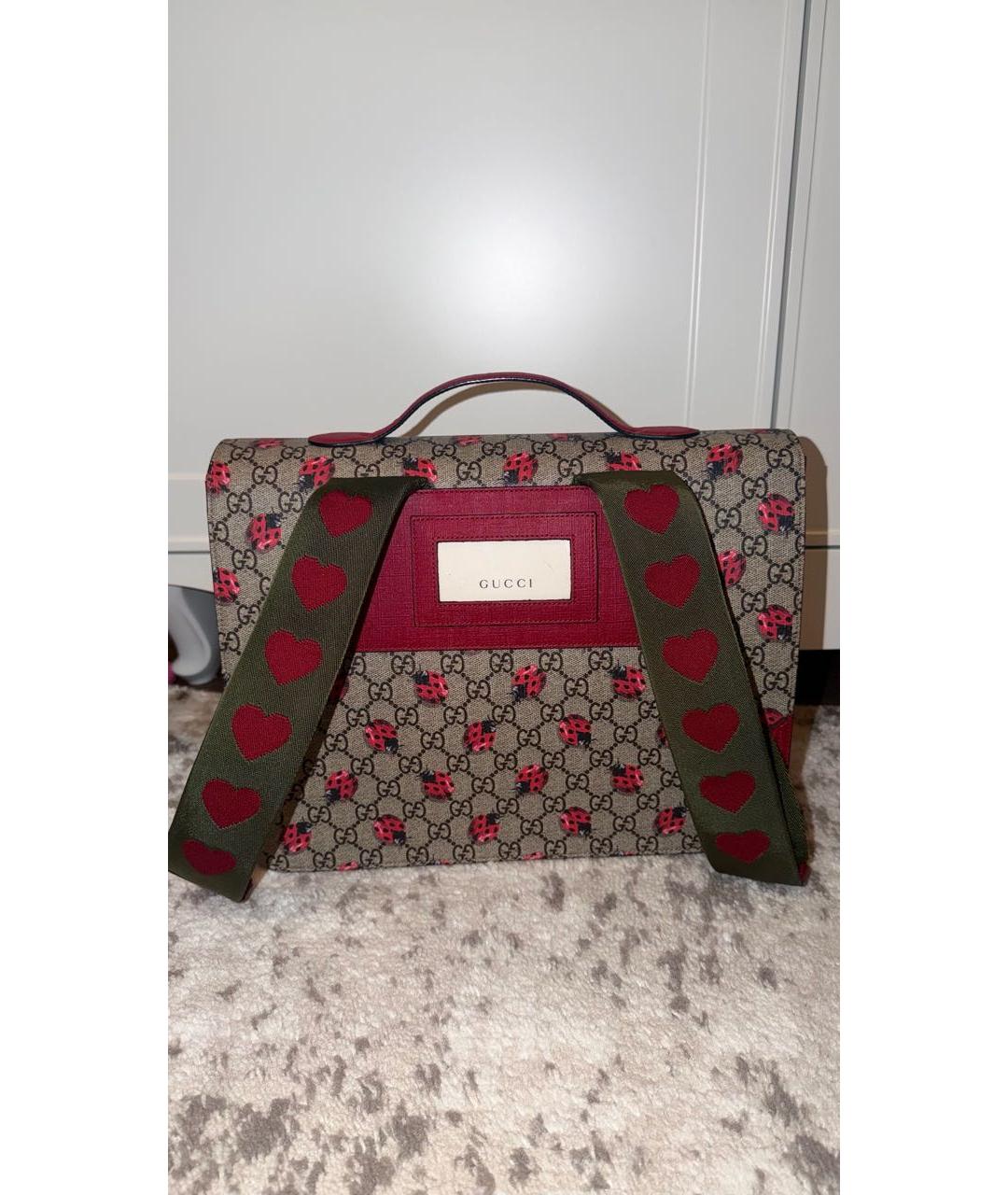 GUCCI KIDS Бежевый рюкзак, фото 2