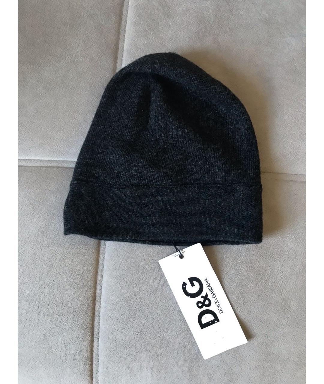 DOLCE&GABBANA Черная шапка, фото 5