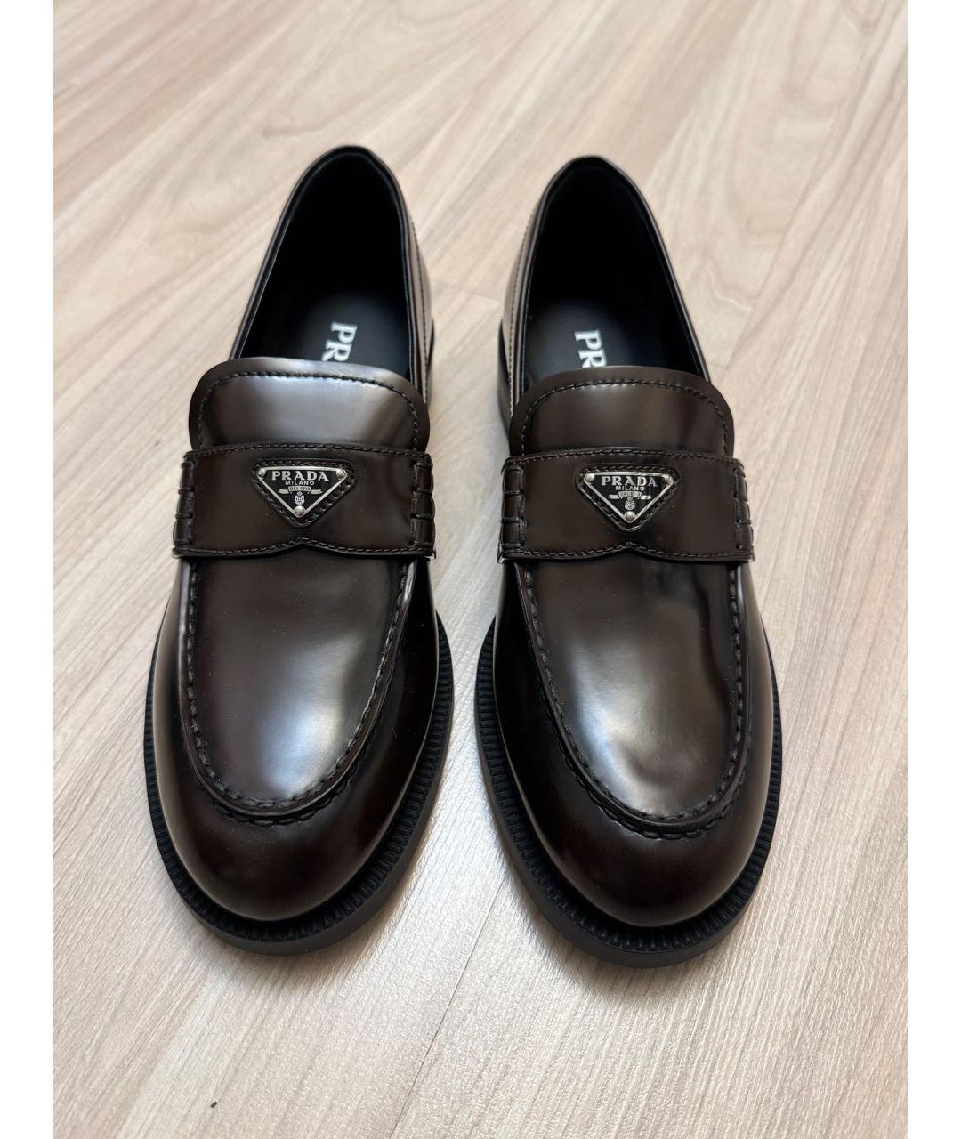 PRADA Кожаные лоферы, фото 2