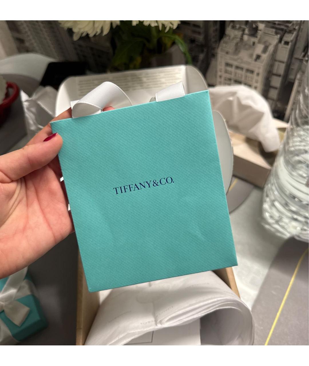 TIFFANY&CO Бирюзовый серебряный браслет, фото 6