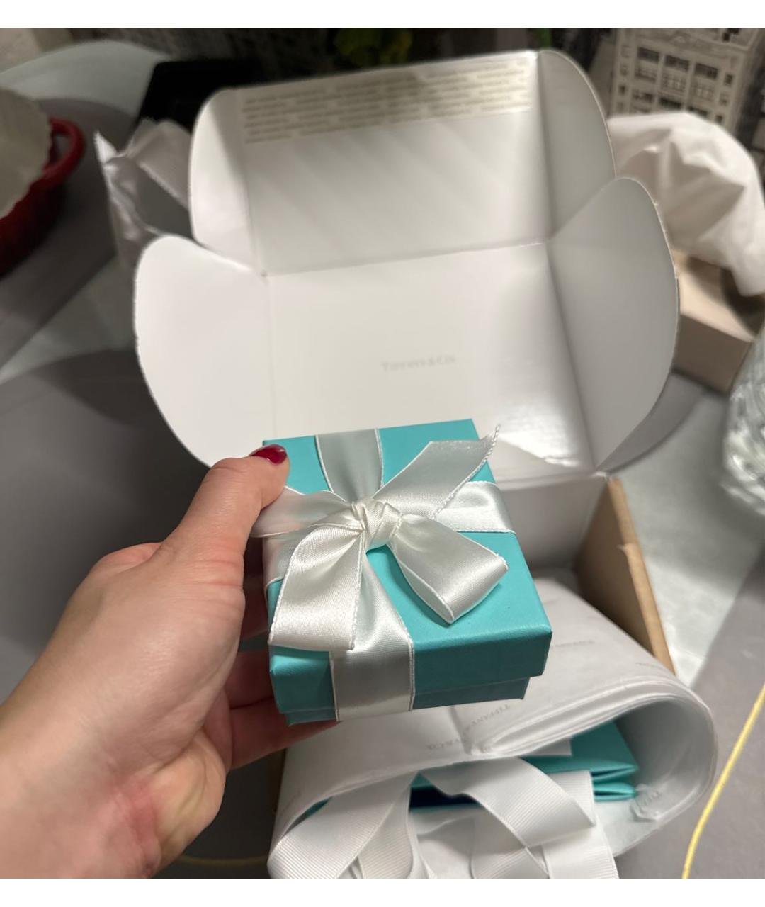 TIFFANY&CO Бирюзовый серебряный браслет, фото 5