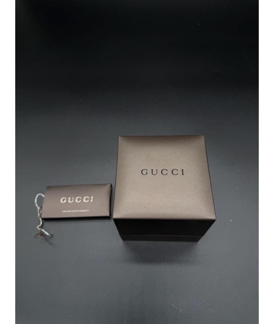 GUCCI Серебряные металлические часы, фото 5