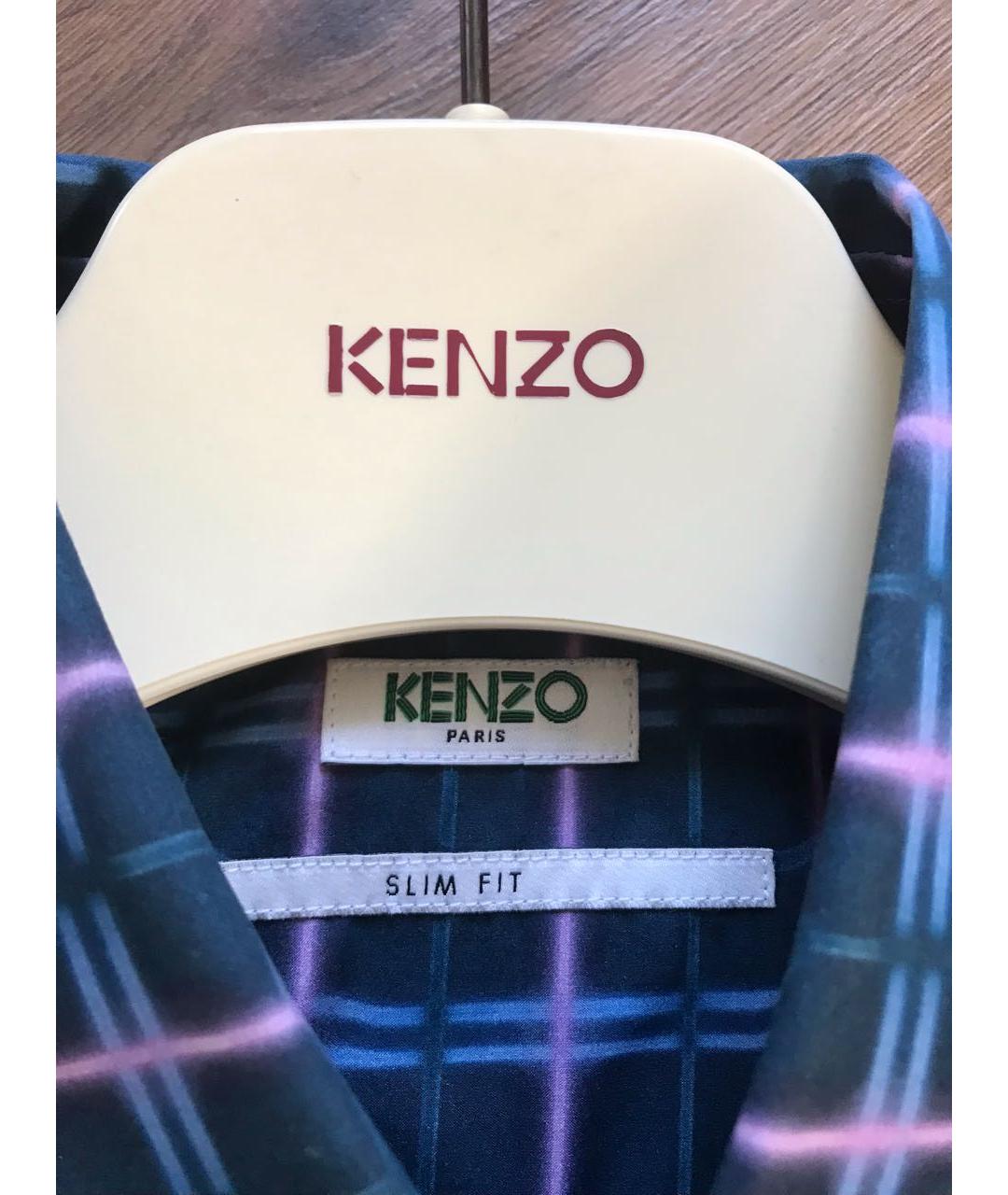 KENZO Мульти хлопковая кэжуал рубашка, фото 4
