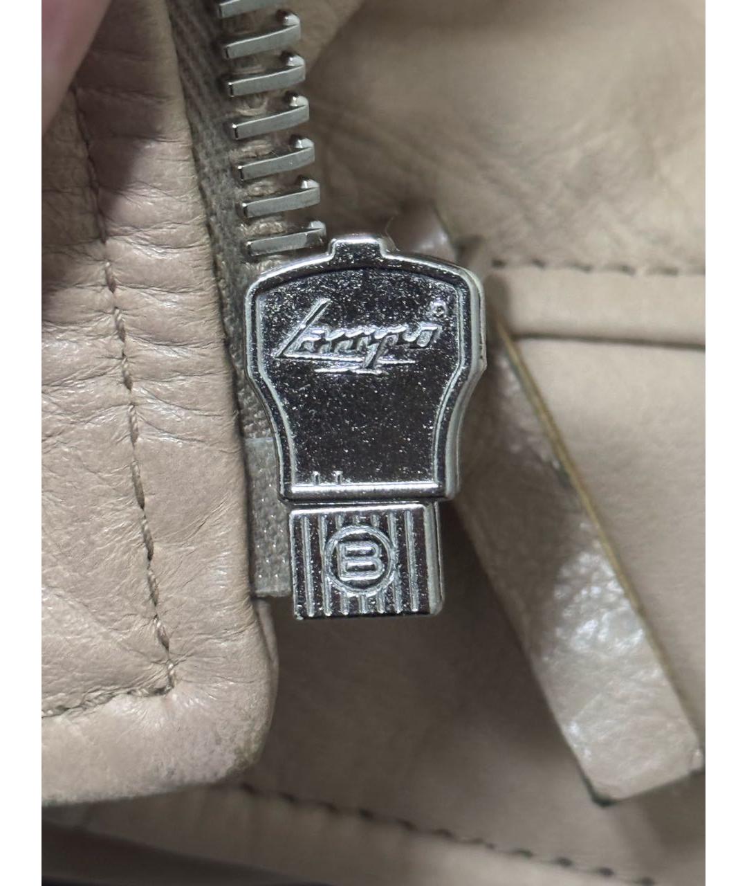 BALENCIAGA Бежевая кожаная куртка, фото 8