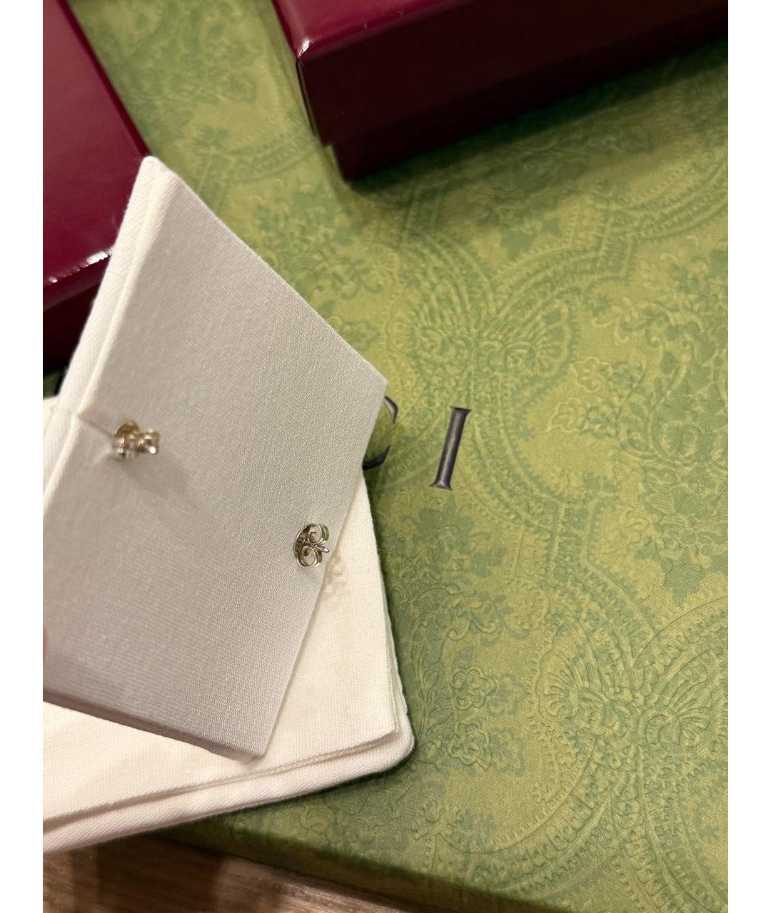 GUCCI Красные серебряные серьги, фото 2