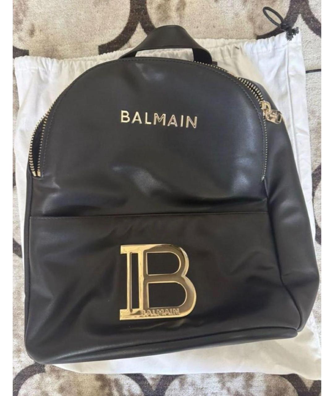 BALMAIN Черный рюкзак, фото 6