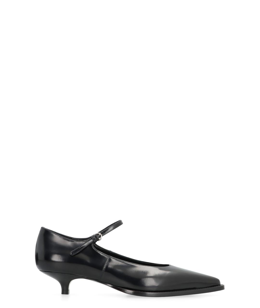 MIU MIU Черные кожаные туфли, фото 5