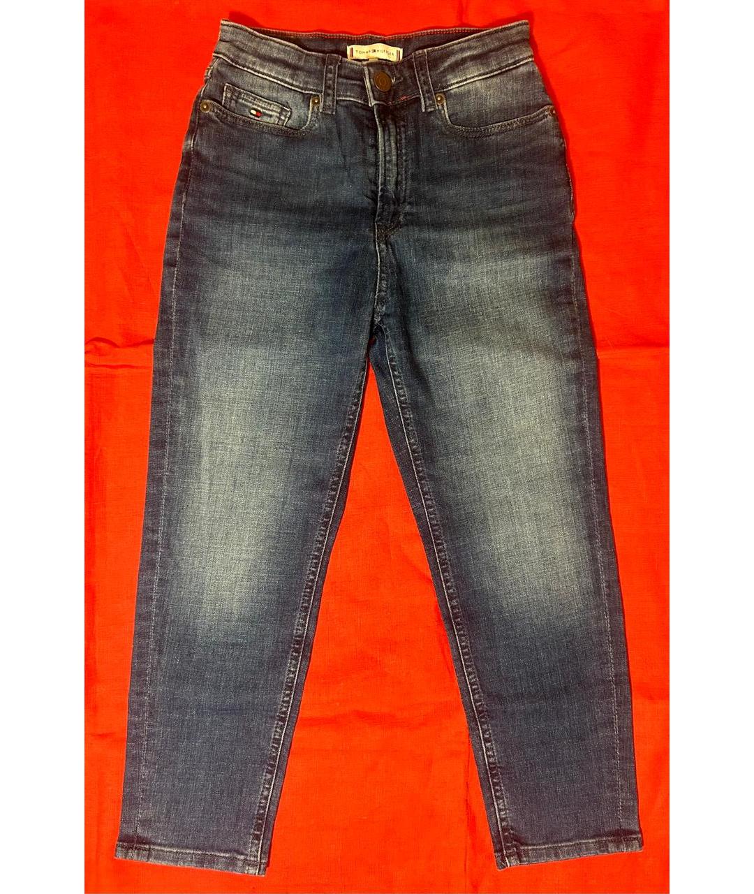 TOMMY HILFIGER Голубые хлопковые детские джинсы, фото 2