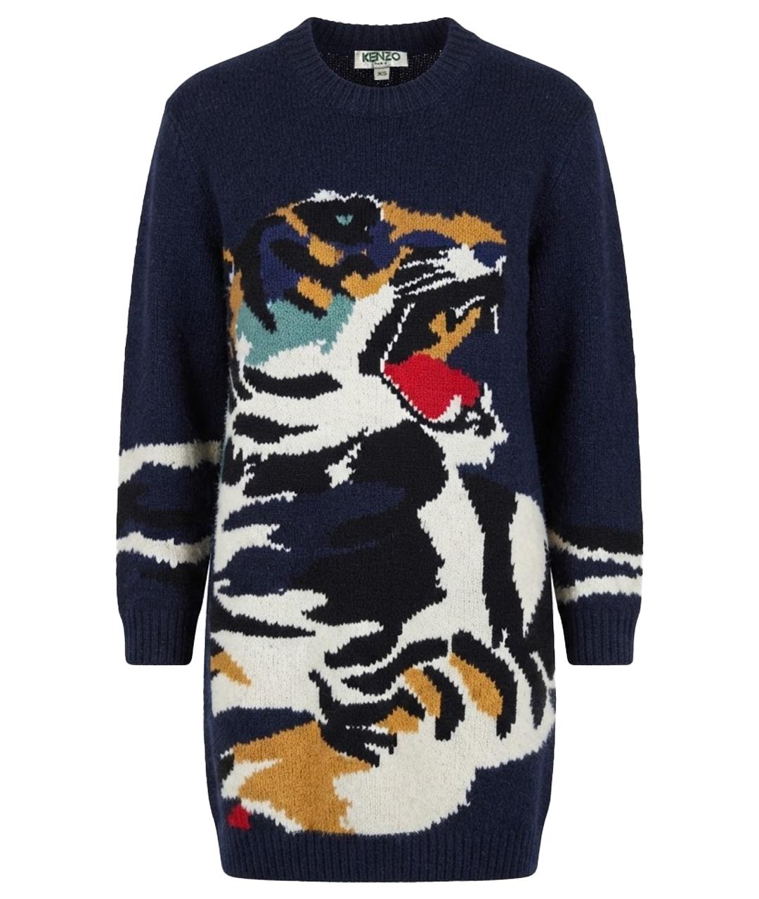 KENZO Шерстяное повседневное платье, фото 1
