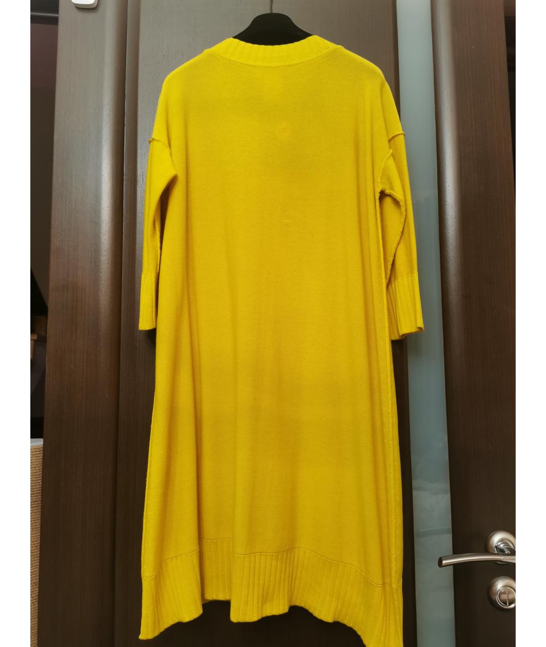 SONIA RYKIEL Желтое хлопковое платье, фото 2