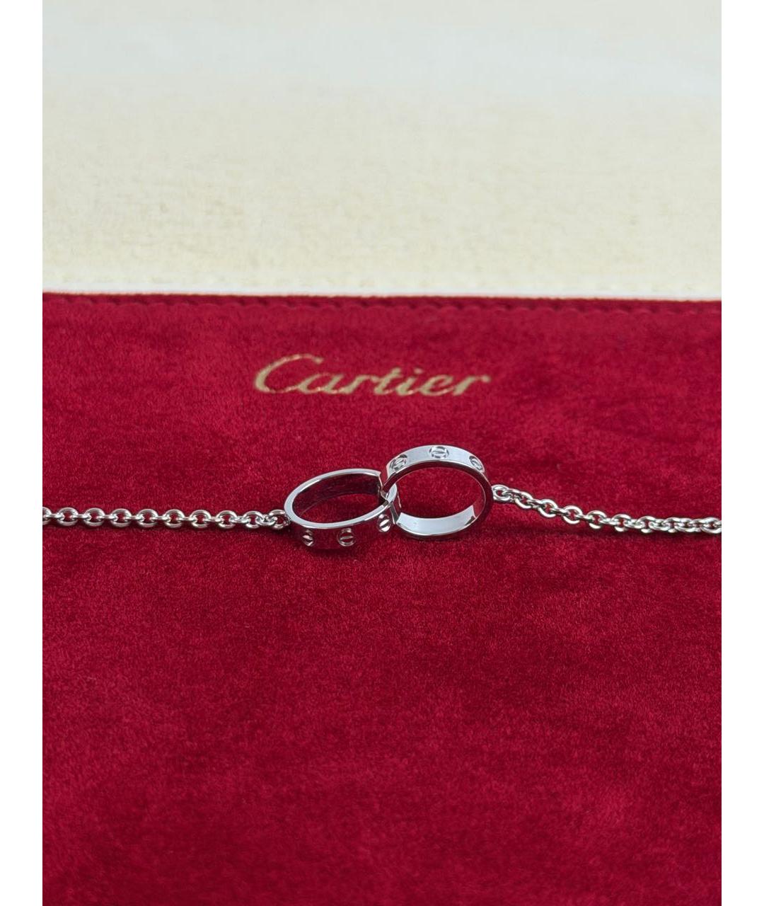 CARTIER Белое колье из белого золота, фото 5