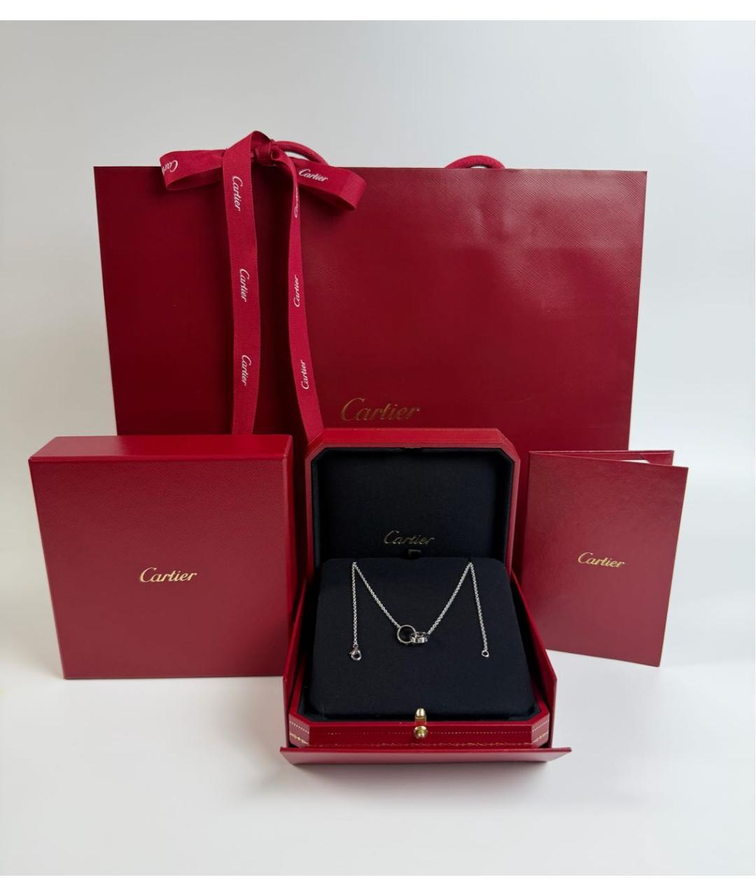 CARTIER Белое колье из белого золота, фото 2