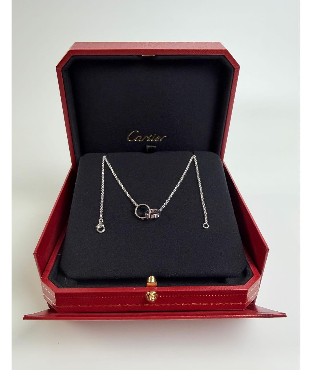CARTIER Белое колье из белого золота, фото 4