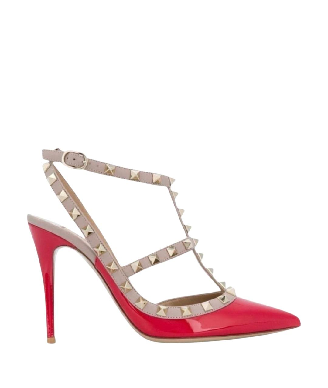 VALENTINO Коралловые туфли из лакированной кожи, фото 1