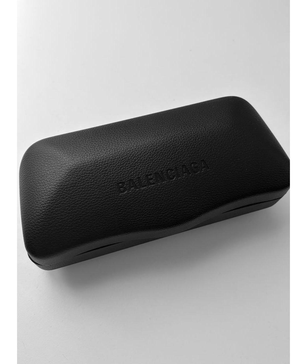 BALENCIAGA Черные пластиковые солнцезащитные очки, фото 4