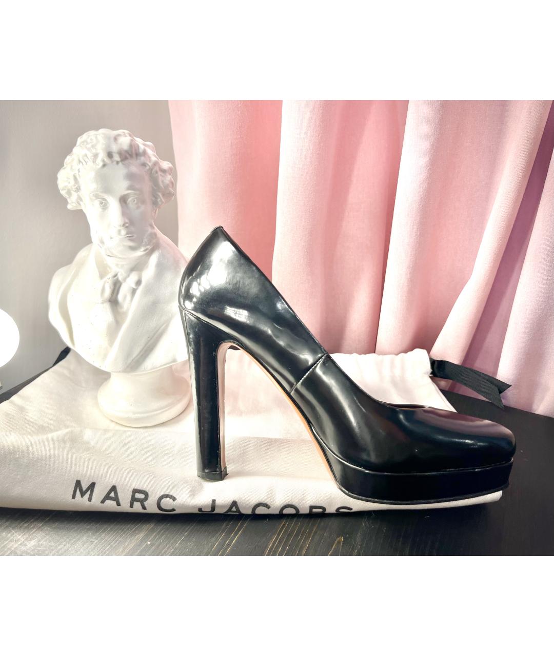 MARC JACOBS Черные кожаные туфли, фото 7