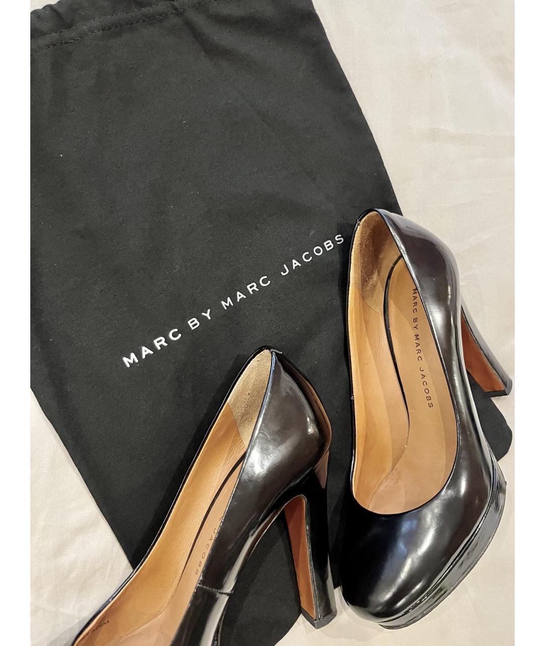 MARC JACOBS Черные кожаные туфли, фото 4
