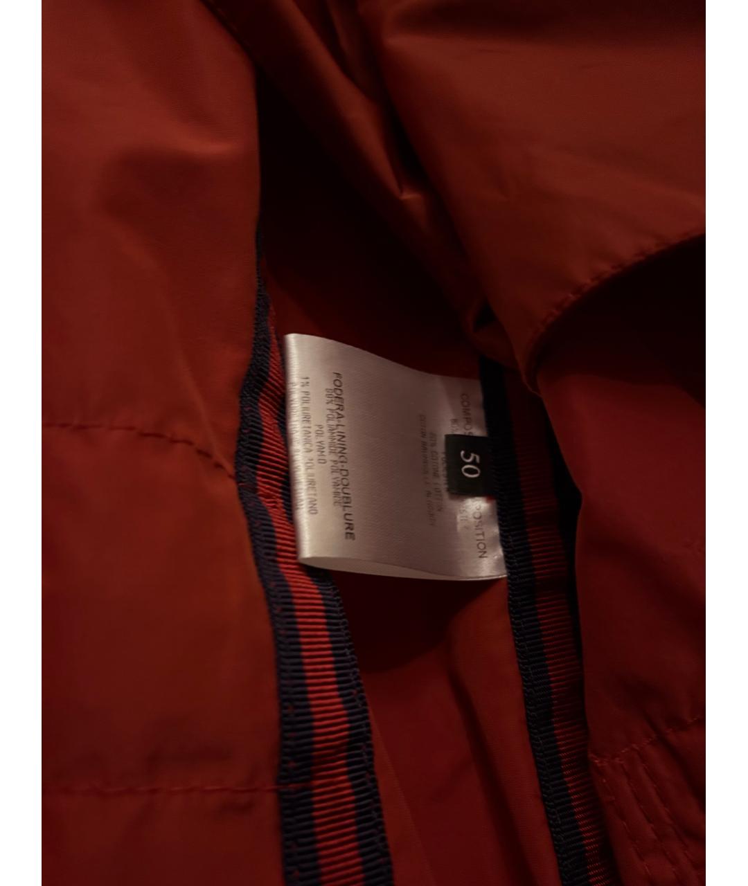 GUCCI Красная полиамидовая куртка, фото 7