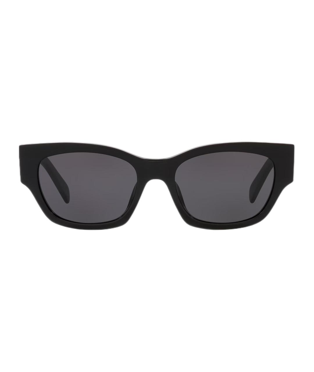 CELINE Черные пластиковые солнцезащитные очки, фото 2