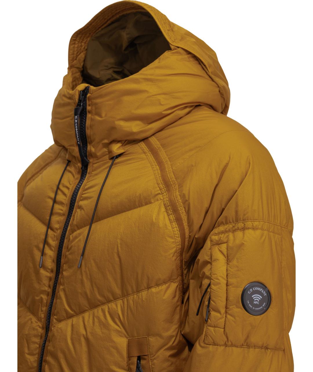 CP COMPANY Желтая полиамидовая куртка, фото 3