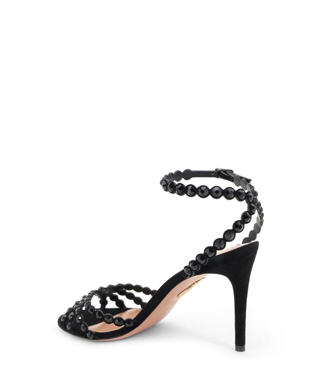 AQUAZZURA Черные босоножки, фото 3