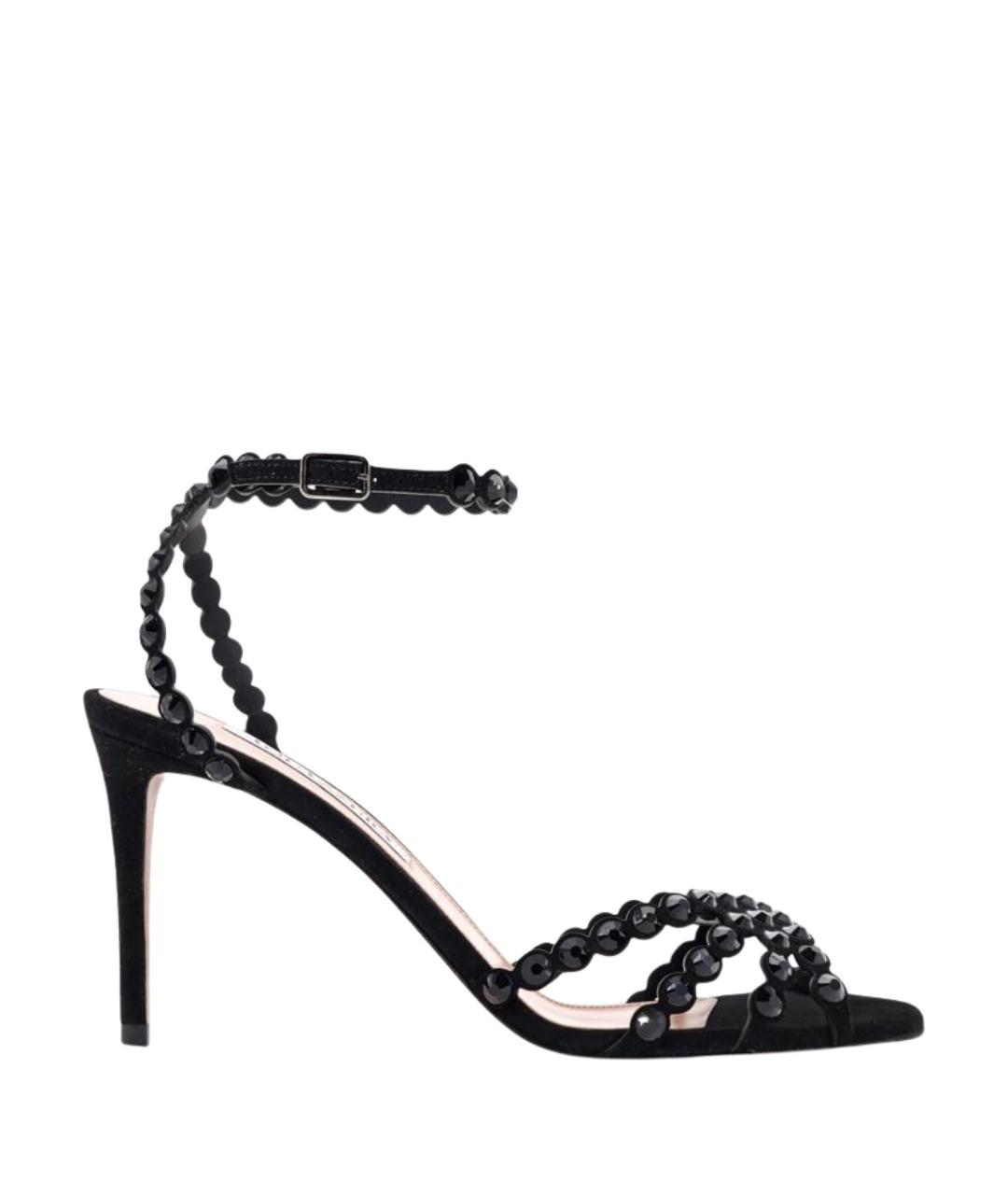 AQUAZZURA Черные босоножки, фото 1