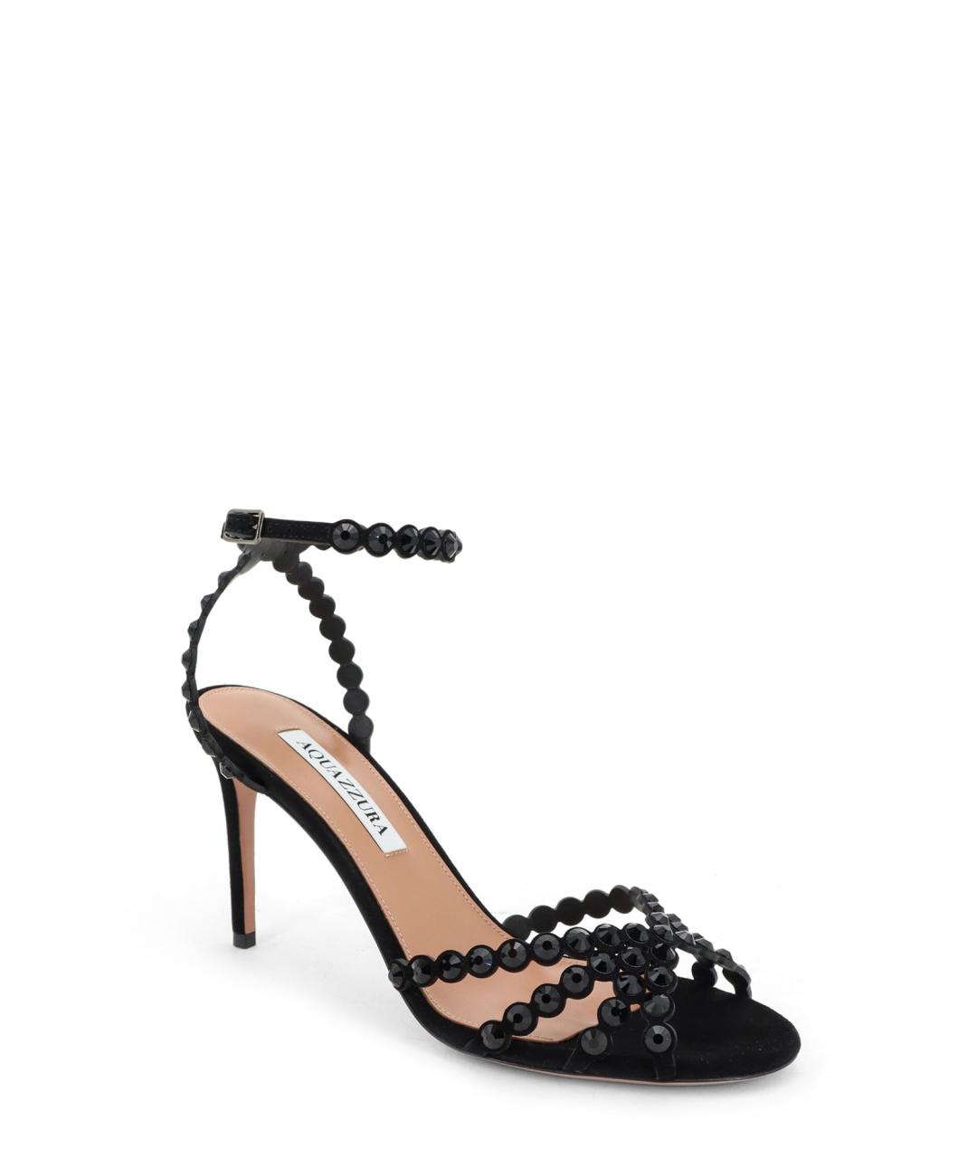 AQUAZZURA Черные босоножки, фото 2