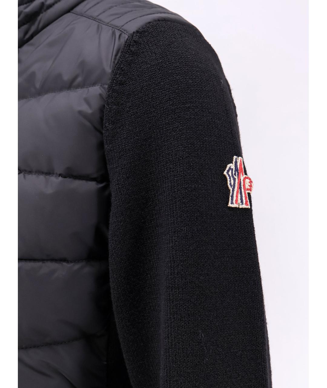 MONCLER GRENOBLE Черная полиамидовая куртка, фото 3