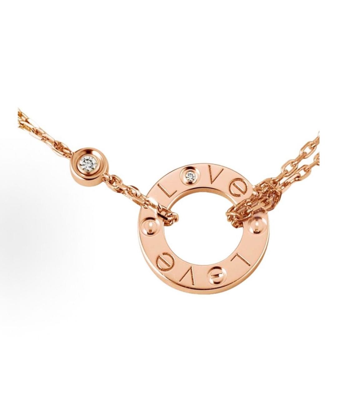 CARTIER Золотая подвеска из розового золота, фото 2